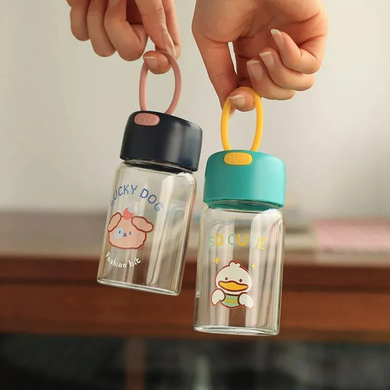 150/400ml KShoppu Mini Kawaii Glass Water Bottle
