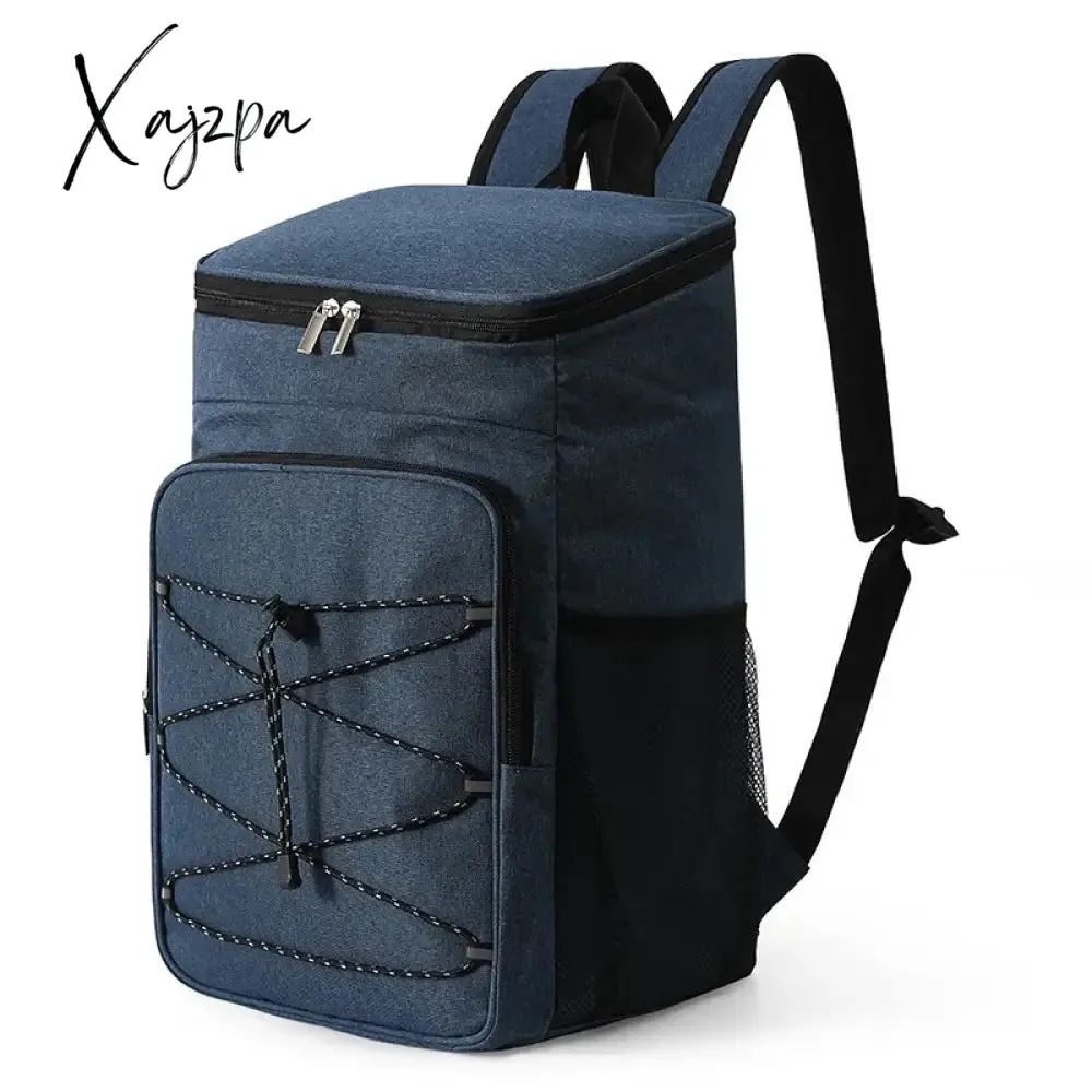 18L Ar livre acampamento Insulated Cooler Backpack Aluminum Foil Thermal Backpack Picnic Cooler Bag for Camping