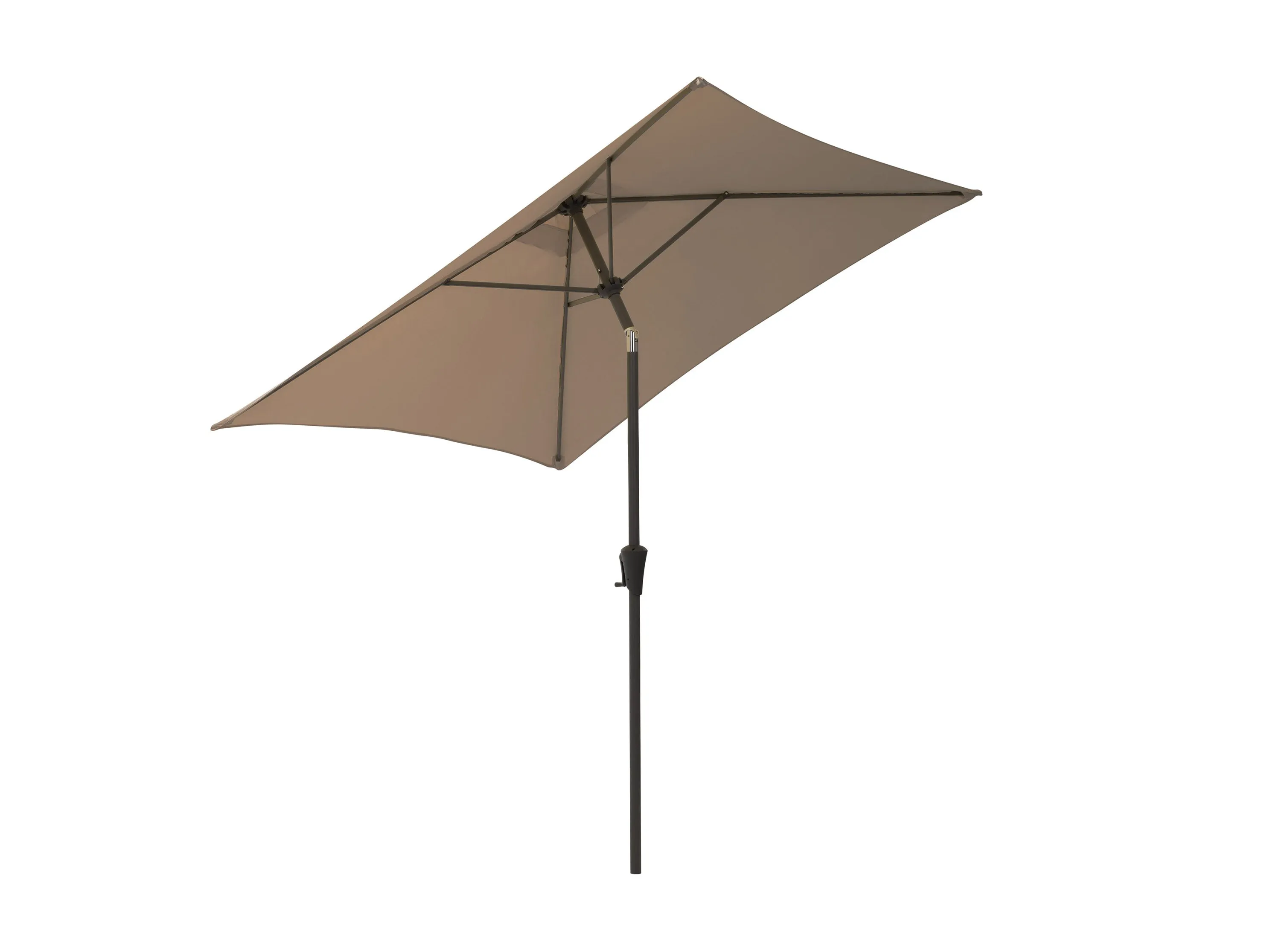 9ft Square Brown Patio Umbrella
