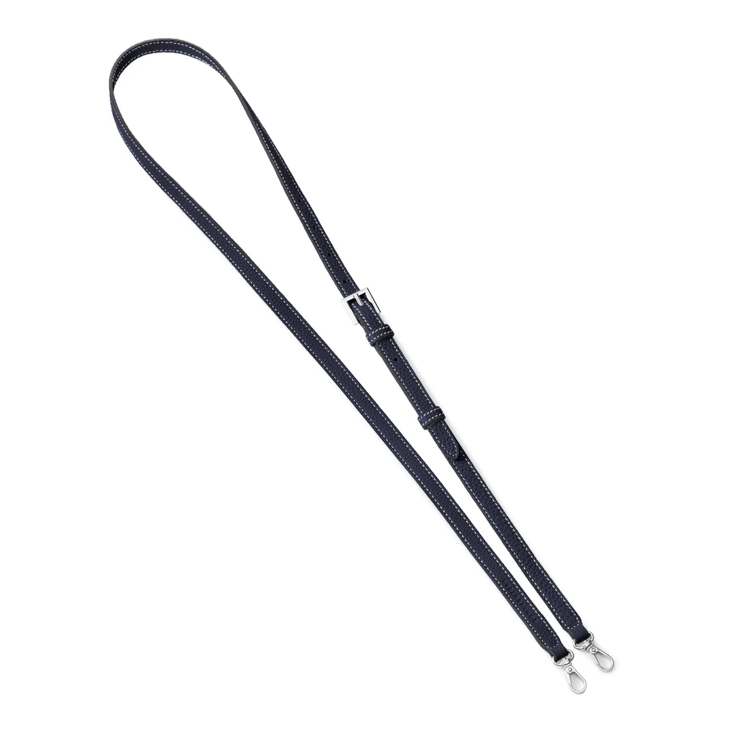 Adjustable Shoulder Strap with Silver hardware