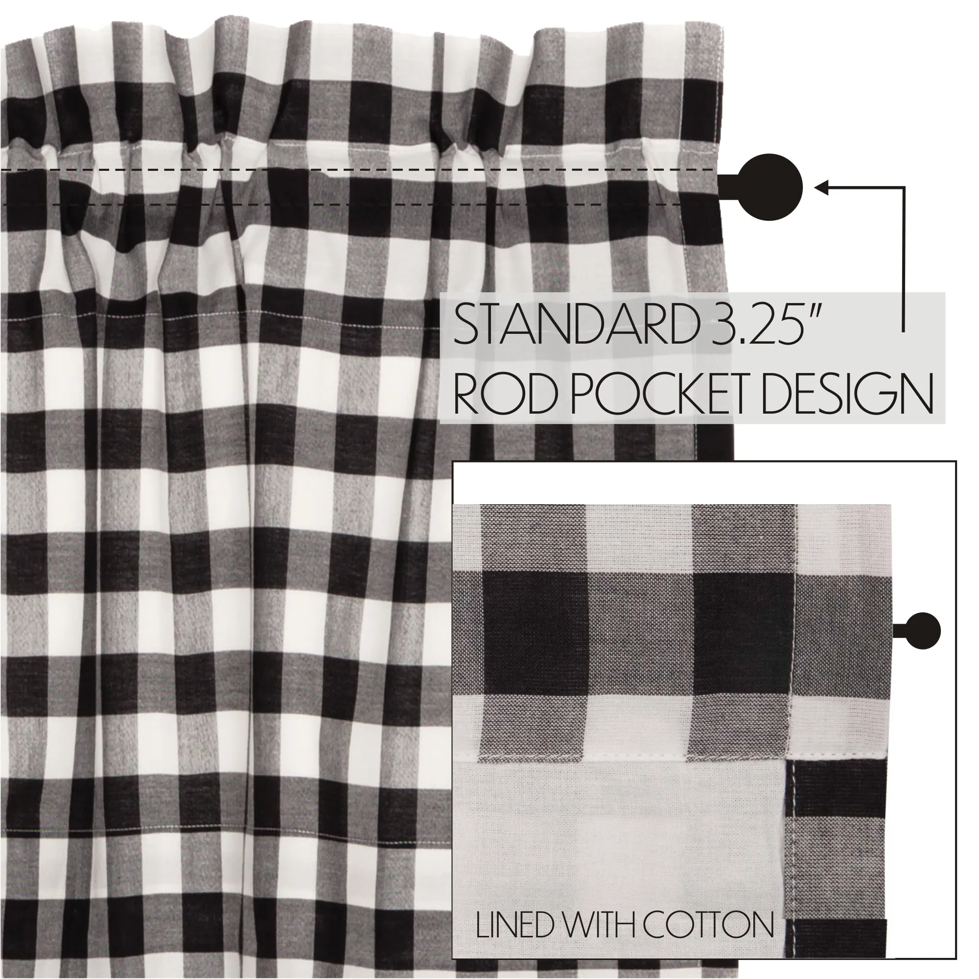 Annie Buffalo Check Swag Set of 2