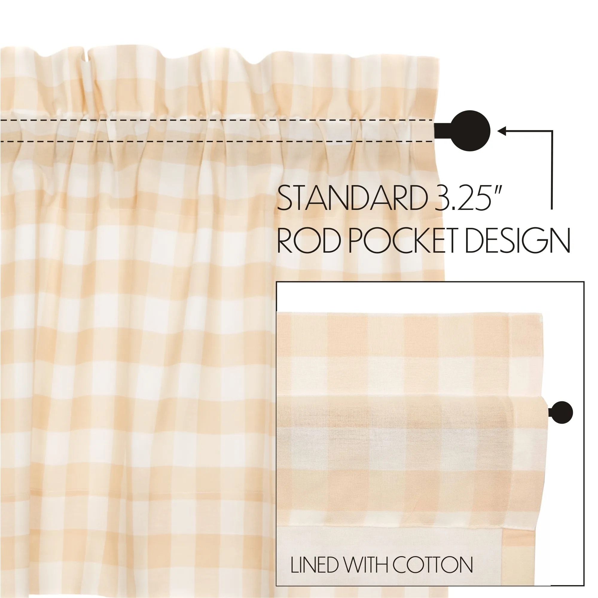 Annie Buffalo Check Swag Set of 2