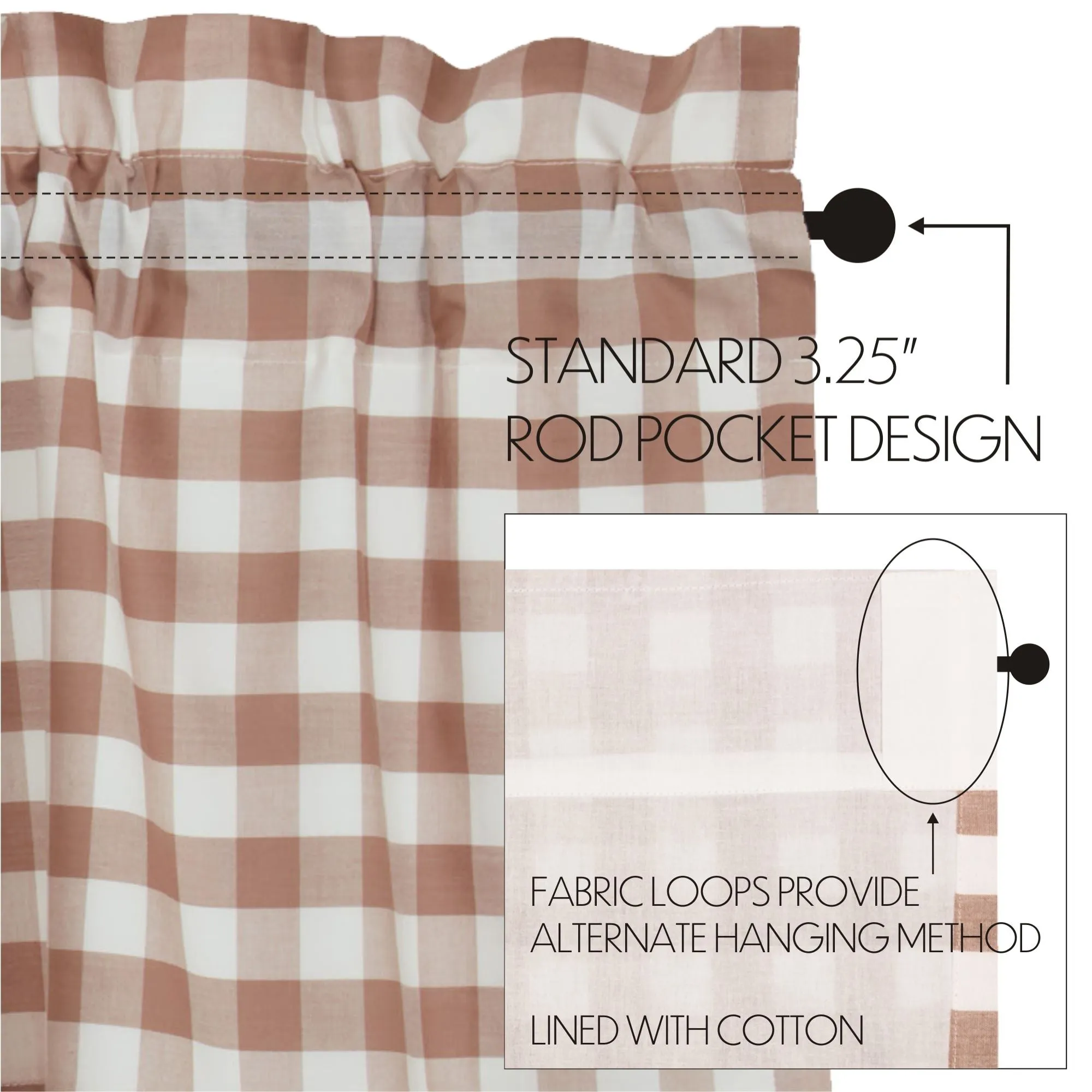 Annie Buffalo Check Swag Set of 2