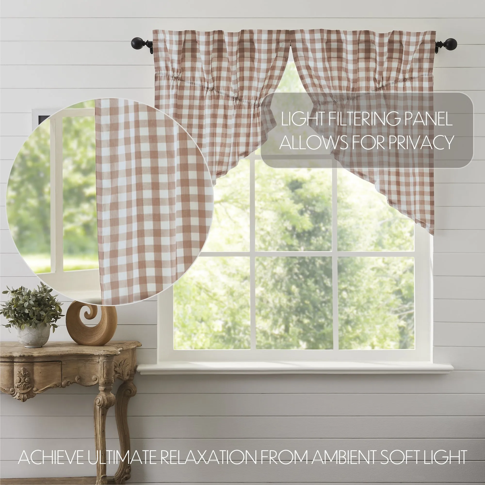 Annie Buffalo Check Swag Set of 2