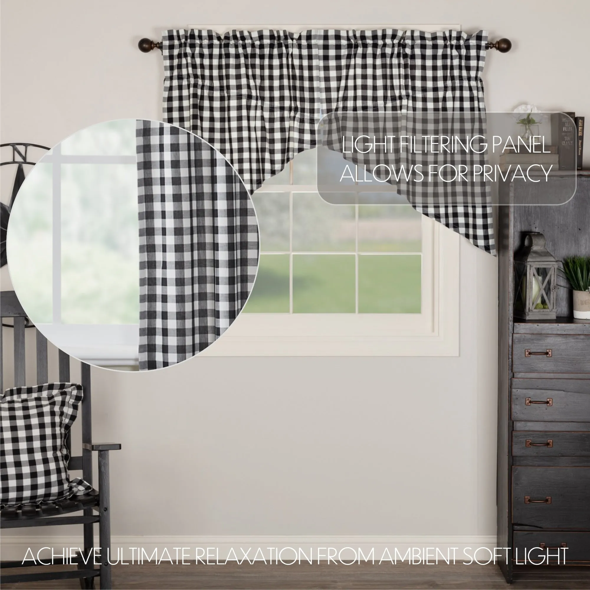 Annie Buffalo Check Swag Set of 2