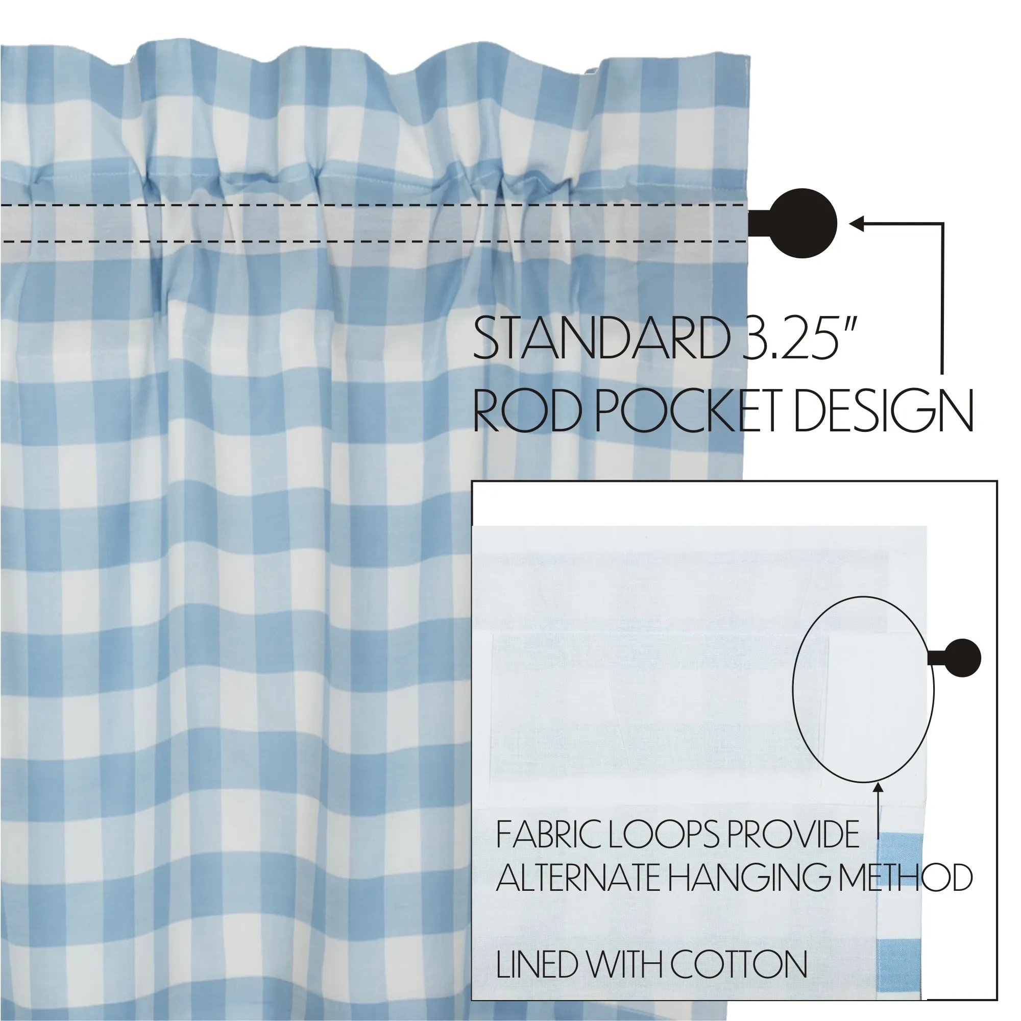 Annie Buffalo Check Swag Set of 2