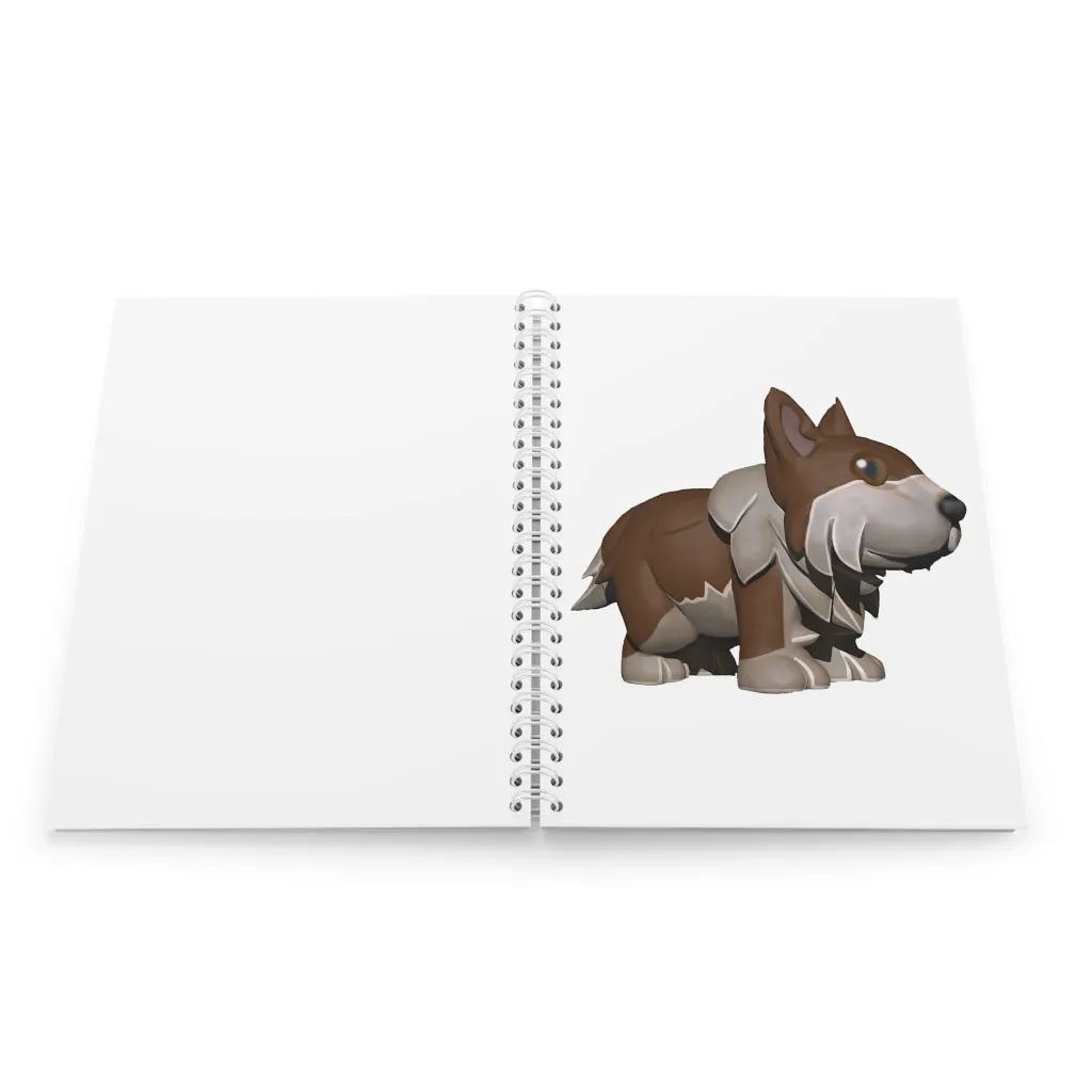 Brown Dog Spiral Notebook
