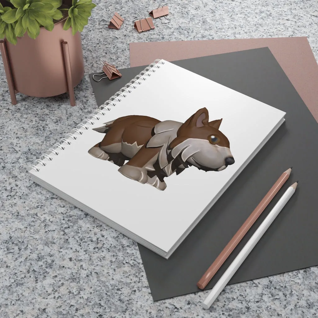 Brown Dog Spiral Notebook