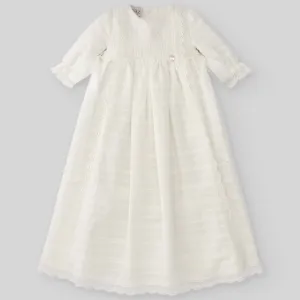 Christening Baby Dress with Bonnet