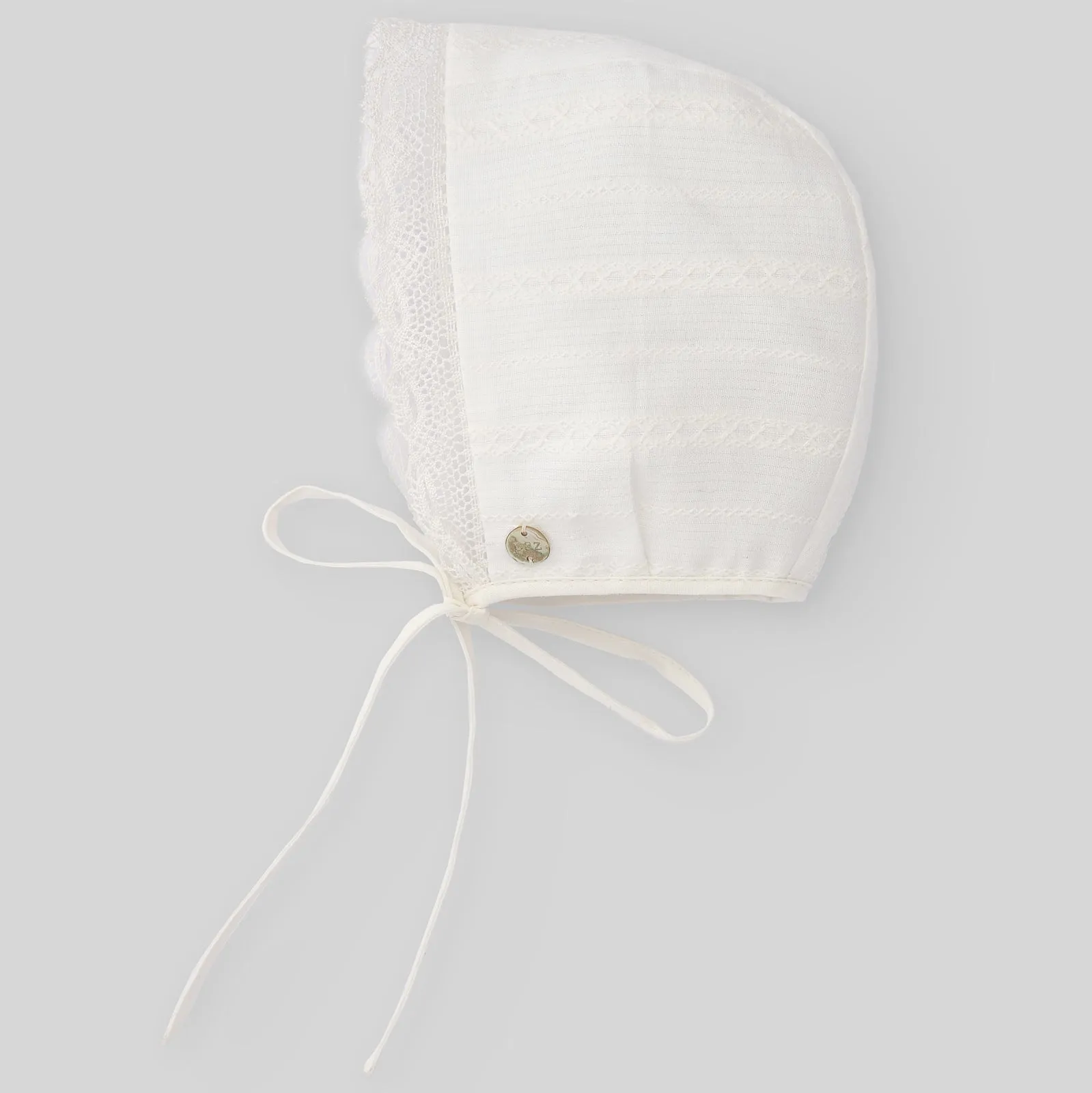Christening Baby Dress with Bonnet