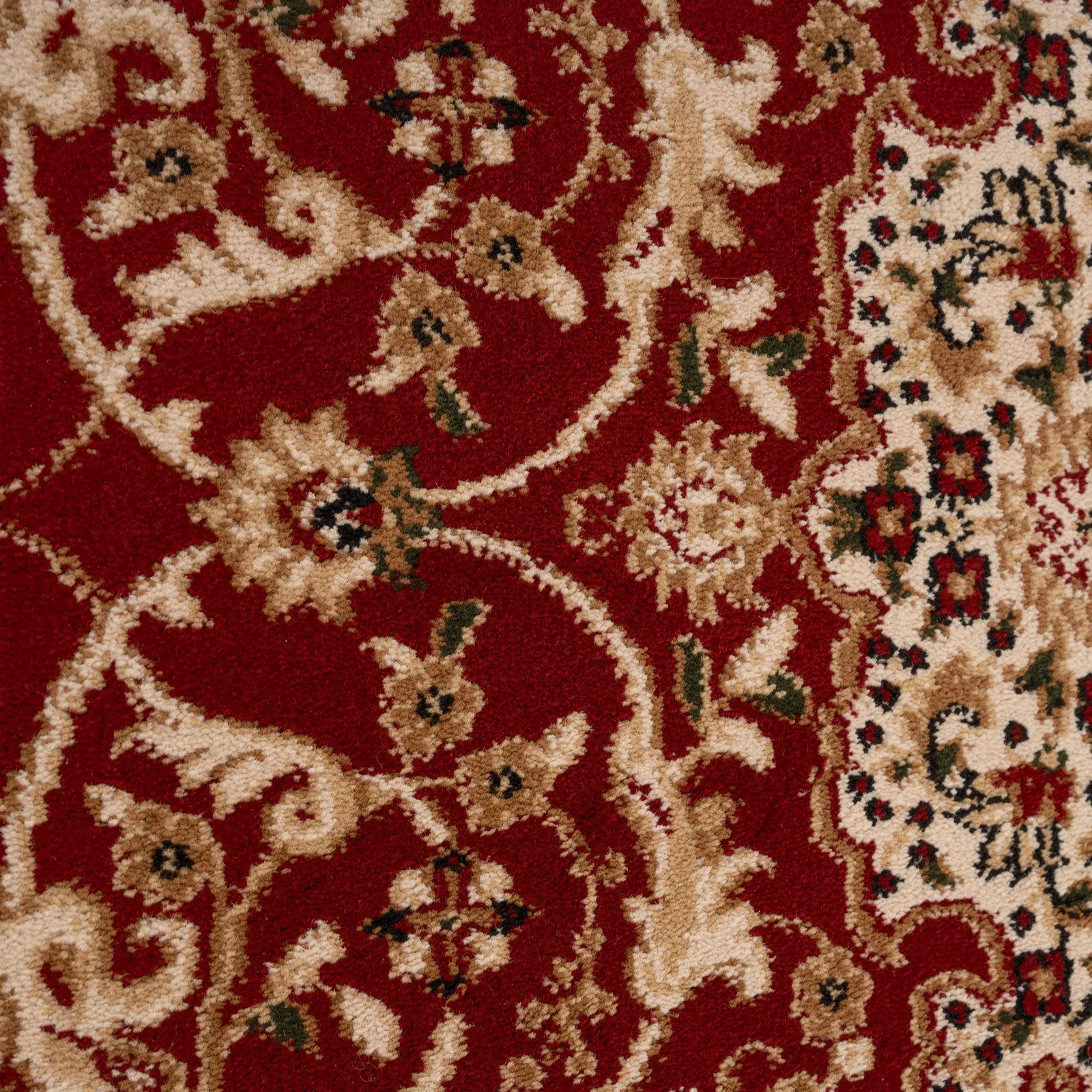 Classic Red Medallion Runner Rug - Sonam