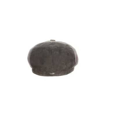 Edison Weathered Leather Cap