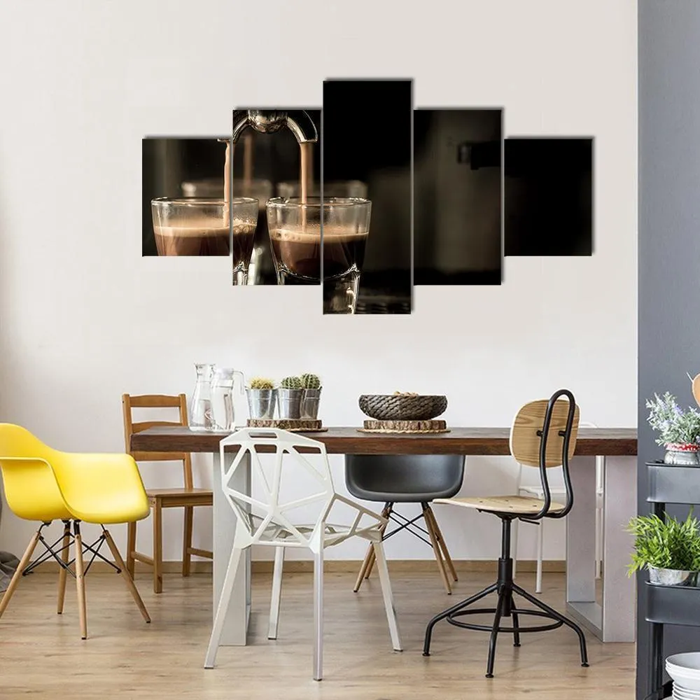 Espresso Coffee Canvas Wall Art