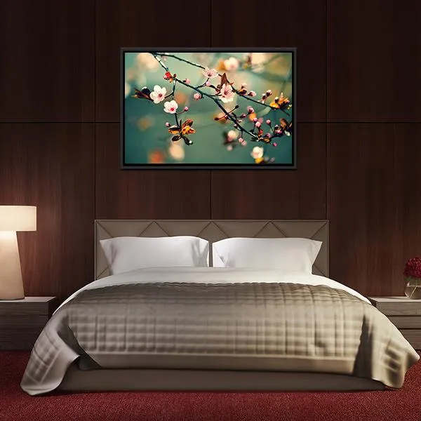 Flowering Japanese Cherry Canvas Wall Art