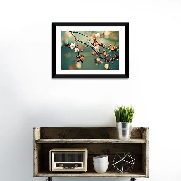 Flowering Japanese Cherry Canvas Wall Art