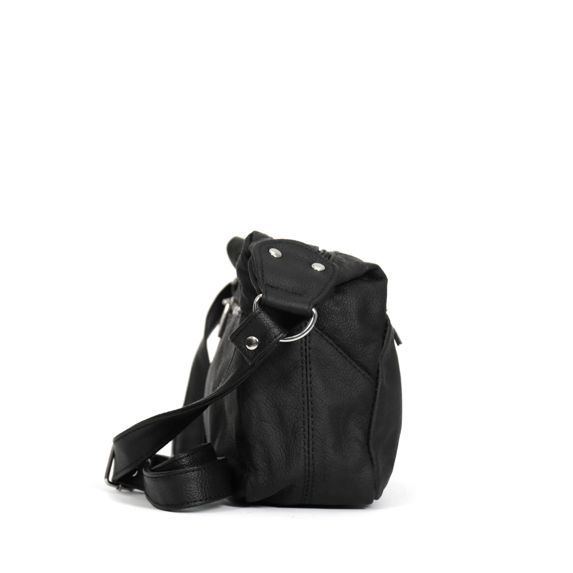 Hot Leathers Large Leather Purse with Zipper Pocket