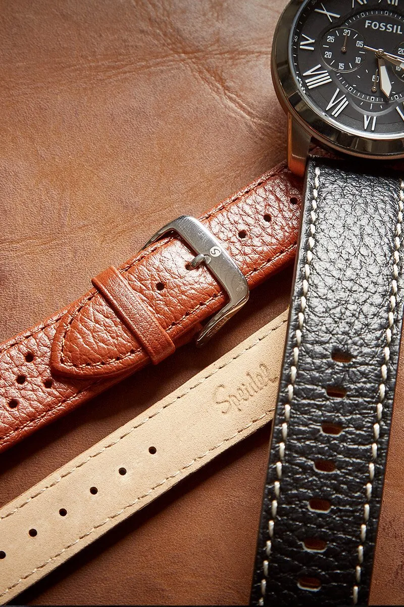Ladies Classic Calfskin Leather Band in Black