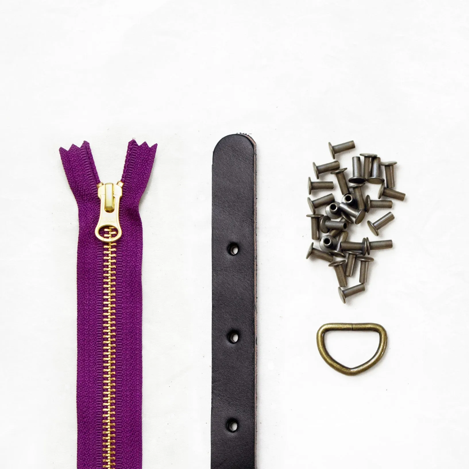 Maywood - Black Leather   Hardware Kit