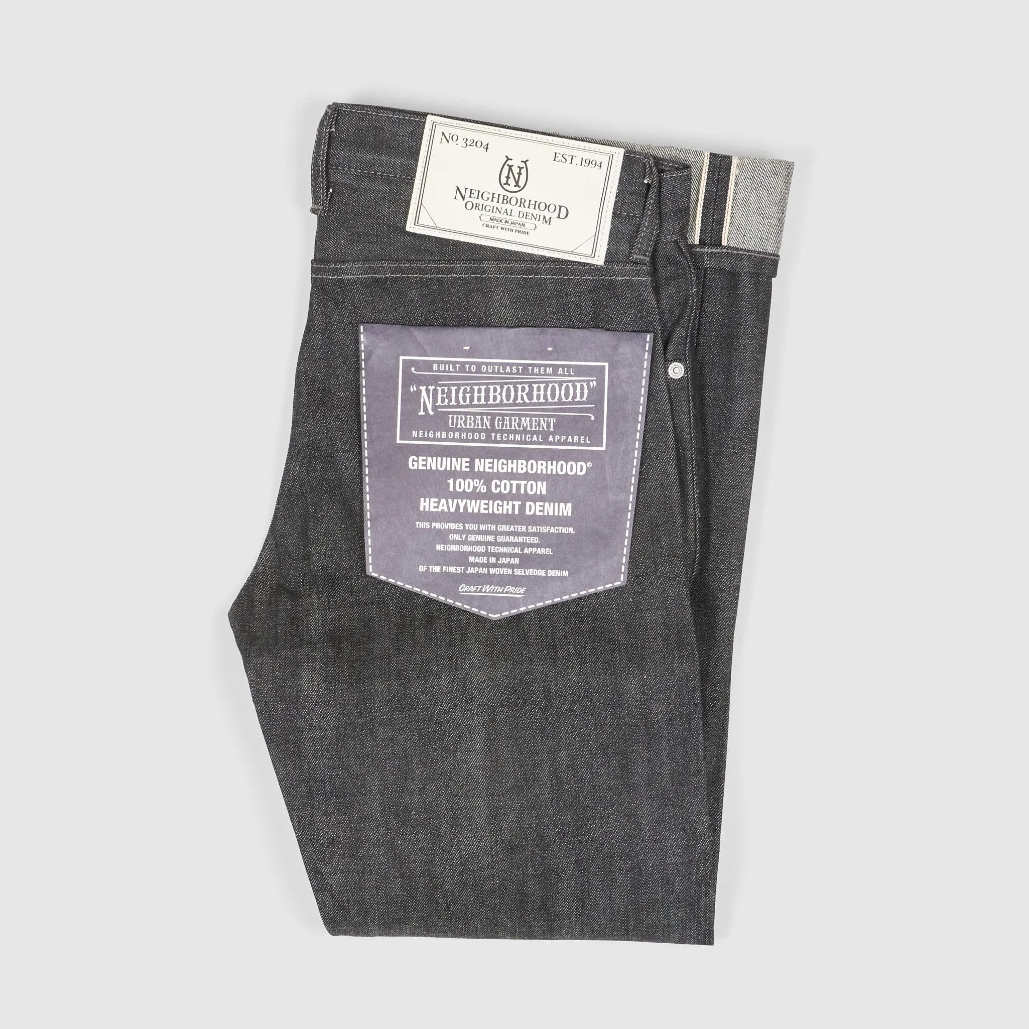 Neighborhood 5-Pocket Slim Narrow 14oz. Jeans