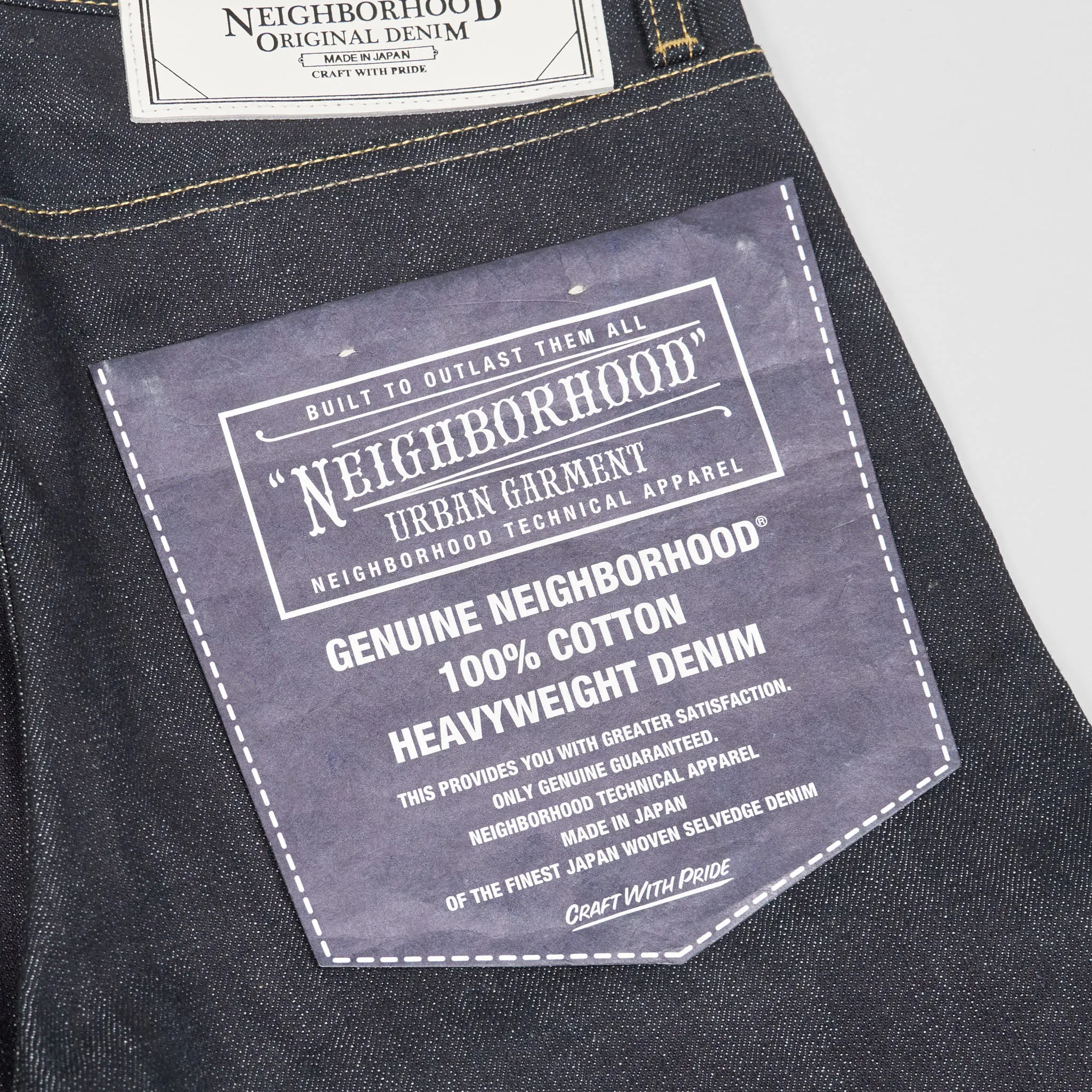Neighborhood 5-Pocket Slim Narrow 14oz. Jeans