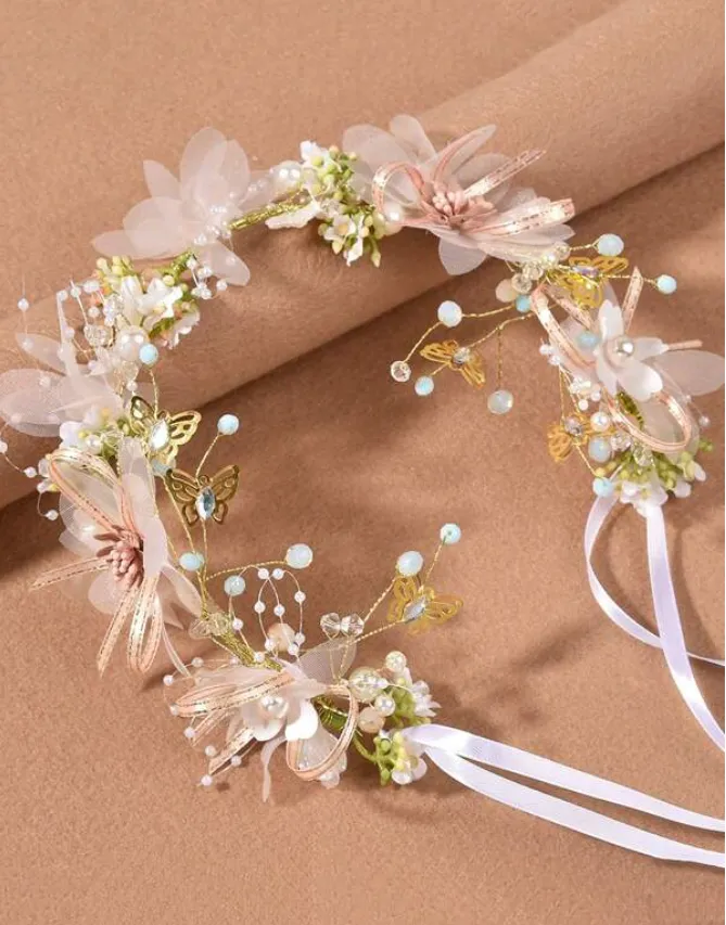 Princess Flower Pink Hair Band