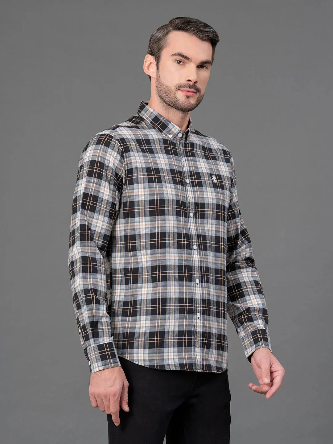 Red Tape Checked Shirt for Men | Classic & Versatile