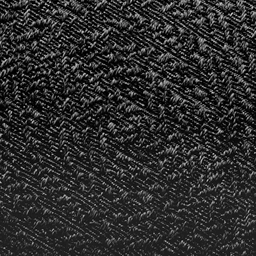 Rug ZIZUR Anthracite 60x110 cm Jute Look Indoor and Outdoor