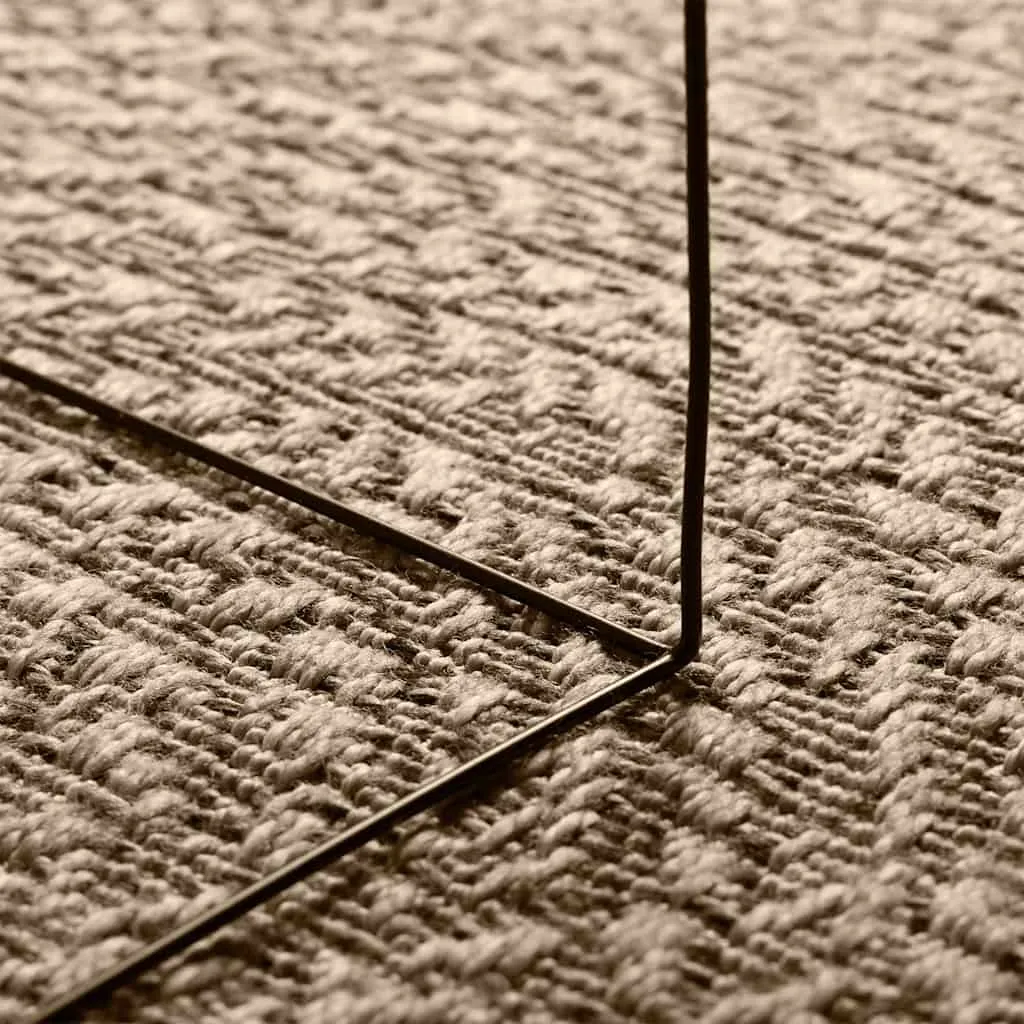 Rug ZIZUR Beige Ø 160 cm Jute Look Indoor and Outdoor