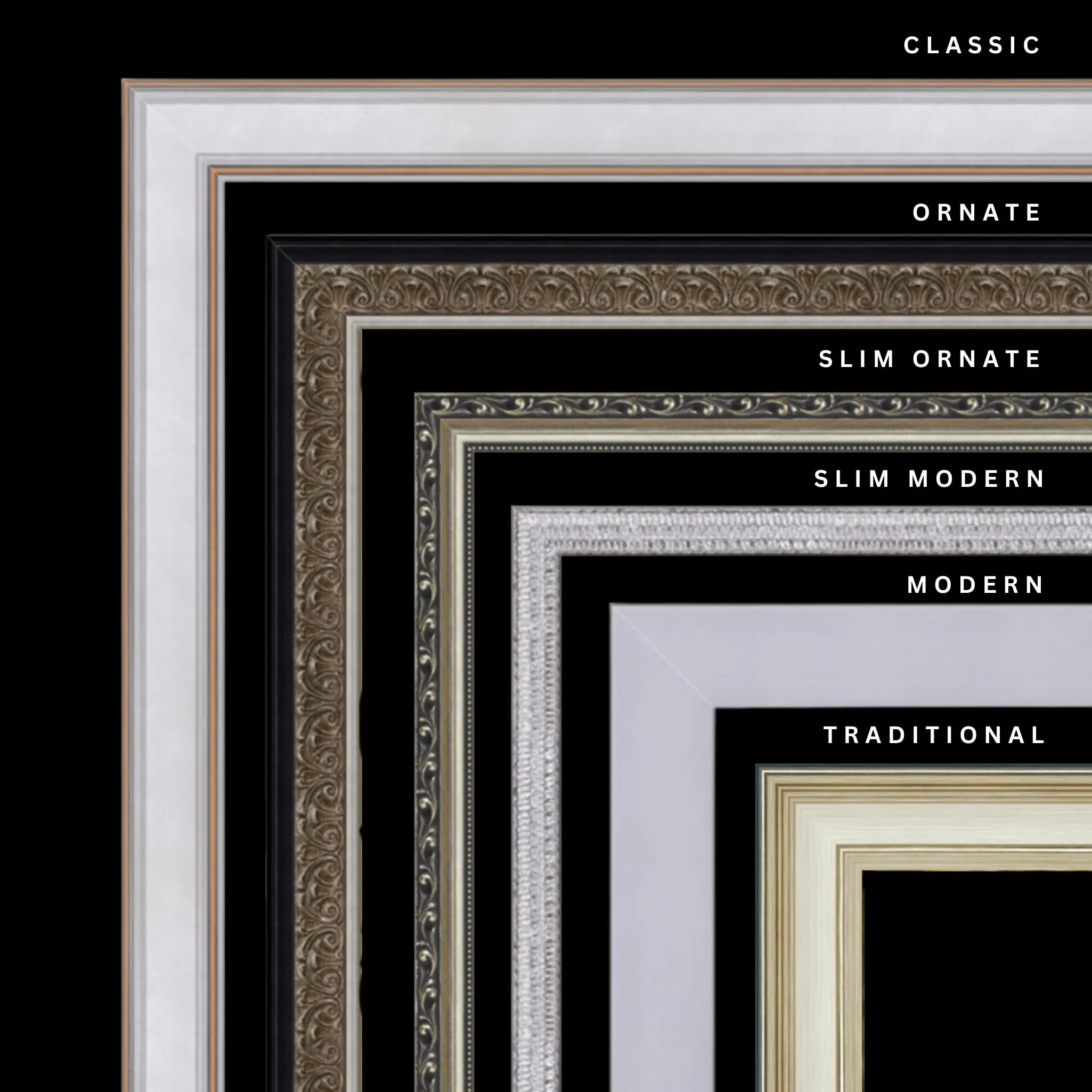 Silver 20x30 Picture Frame Ornate Traditional Classic Antique