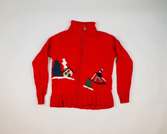 Ski Lodge-Small Christmas Sweater
