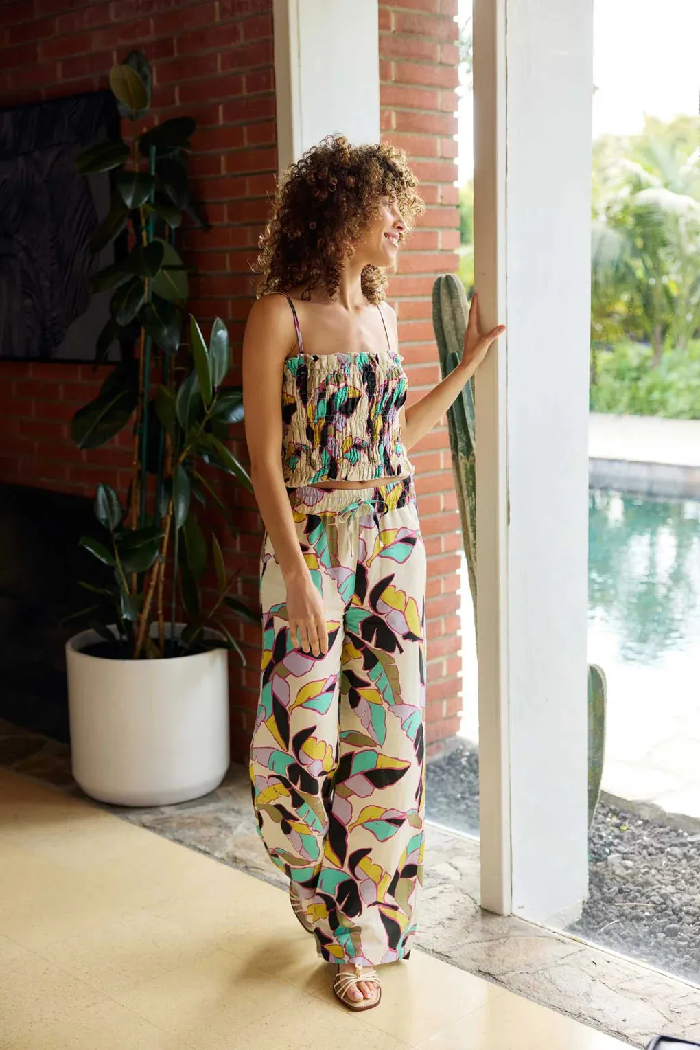 Sol Angeles Gillian Floral Tank