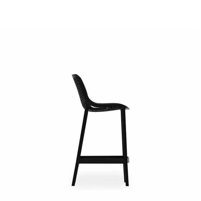 Soprano Outdoor Barstool 650sh - Stackable (Black or White)