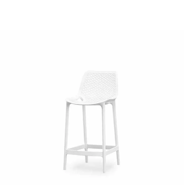 Soprano Outdoor Barstool 650sh - Stackable (Black or White)