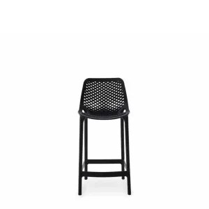Soprano Outdoor Barstool 650sh - Stackable (Black or White)