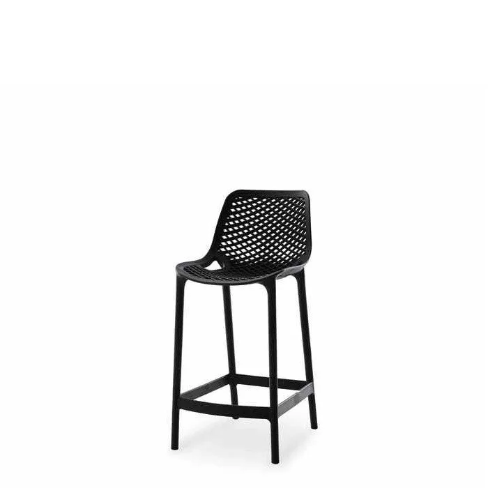 Soprano Outdoor Barstool 650sh - Stackable (Black or White)