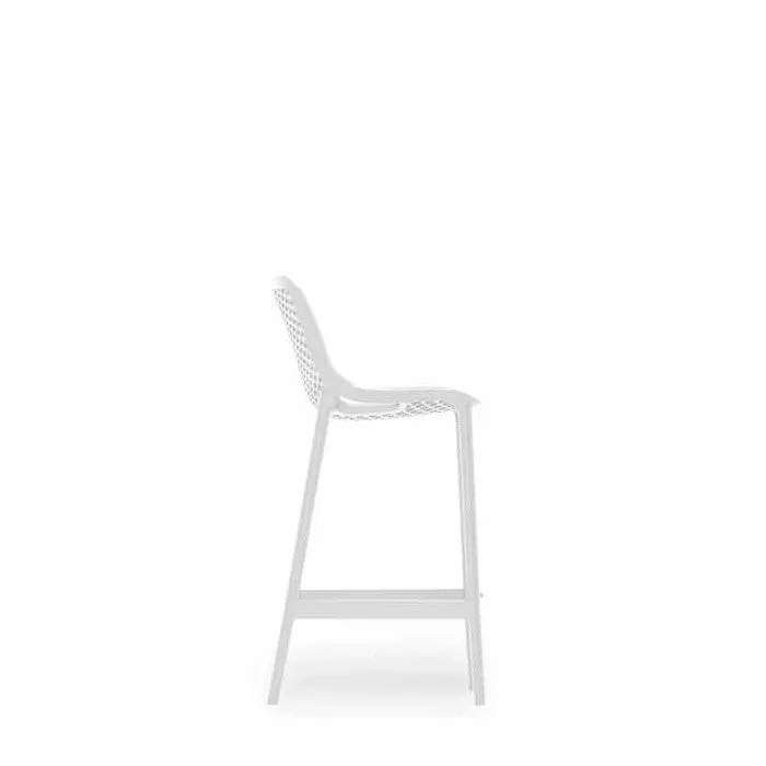 Soprano Outdoor Barstool 650sh - Stackable (Black or White)
