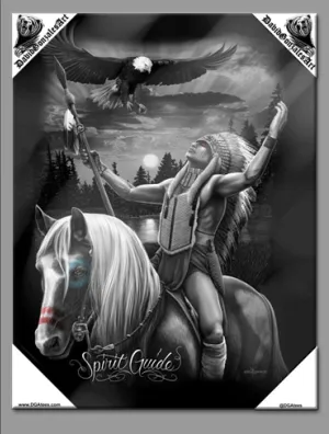 SPIRIT GUIDE - Small Canvas Art - 12" X 16"