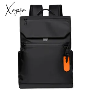Xajzpa - High Quality Waterproof Men's Laptop Backpack Fashion Brand Designer Black Backpack for Business Urban Man Backpack USB Charging